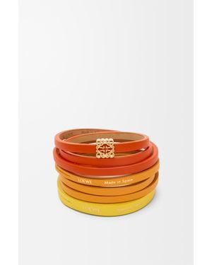 Loewe Twist Double Bracelet - Orange
