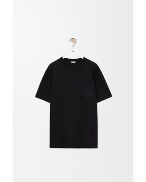 Loewe Luxury Relaxed Fit T-shirt In Cotton - Multicolour