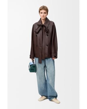 Loewe Bow Jacket - Brown