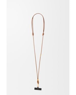 Loewe Crossbody Phone Strap - White