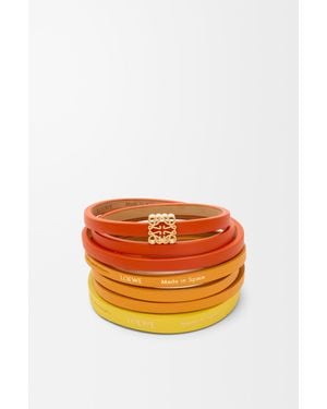 Loewe Twist Double Bracelet - Orange