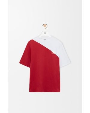 Loewe Loose Fit T-Shirt - Red
