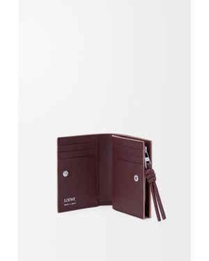 Loewe Knot Compact Wallet - Purple