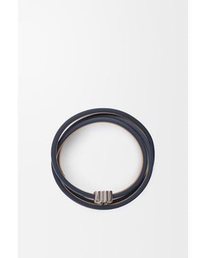 Loewe Anagram Bombé Twist Bracelet - Blue