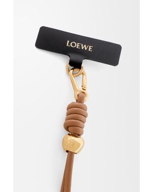 Loewe Crossbody Phone Strap - Black