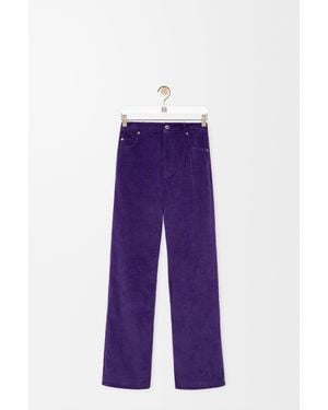 Loewe Trousers - Purple