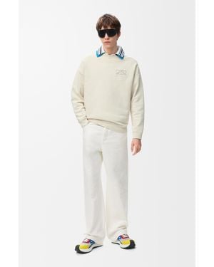Loewe Anagram Baggy Jeans - White