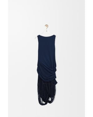 Loewe Embellished Dress - Blue