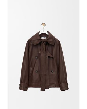 Loewe Bow Jacket - Brown