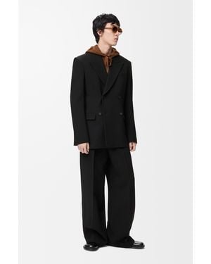 Loewe Double-Breasted Jacket - Black