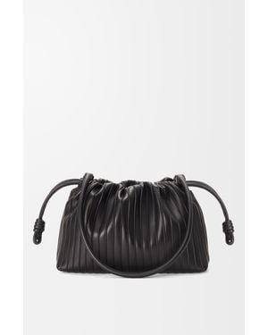 Loewe Medium Flamenco Pleats Purse - Black