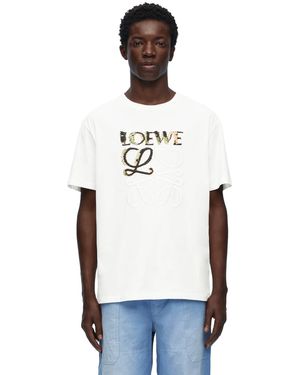 Loewe flower t shirt outlet