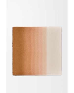 Loewe Bufanda En Lana Y Seda Mujer - Blanco