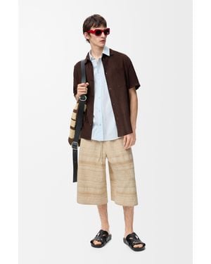 Loewe Drawstring Shorts - Natural