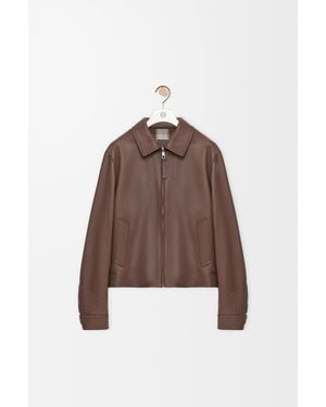 Loewe Zip-Up Jacket - Brown