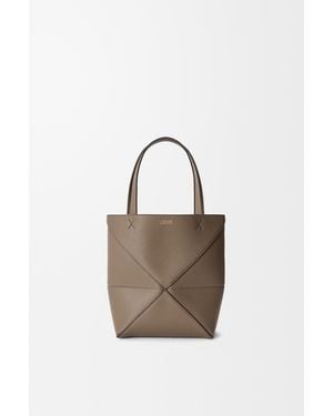 Loewe Mini Puzzle Fold Tote - Grey