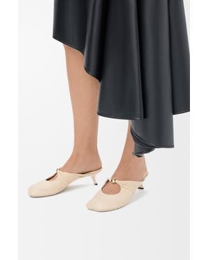 Loewe Pebble Soft Mule - Black