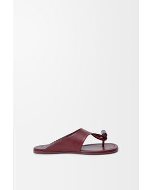 Loewe Toggle Flat Sandal - White
