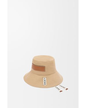Loewe Luxury Fisherman Hat In Canvas - Natural