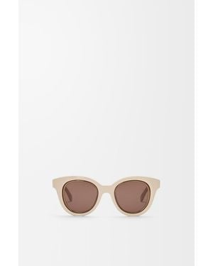 Loewe Mini Anagram Butterfly Sunglasses For - Natural