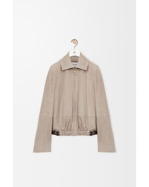 Loewe Belted Jacket - Natural