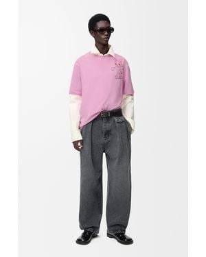 Loewe Loose Fit T-Shirt - Pink