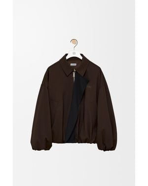 Loewe Chaqueta En Mezcla De Viscosa Y Lana Mujer - Negro