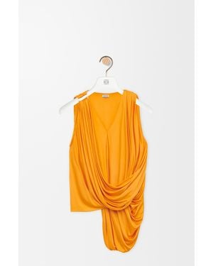 Loewe Draped Top - Orange