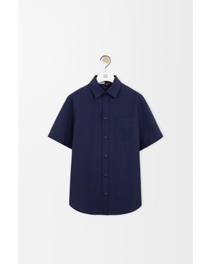 Loewe Short Sleeve Shirt - Blue