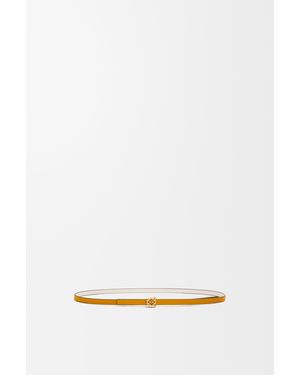 Loewe Reversible Anagram Cube Belt In Smooth Calfskin - White