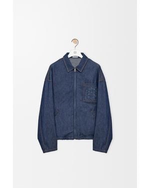 Loewe Zip-Up Jacket - Blue