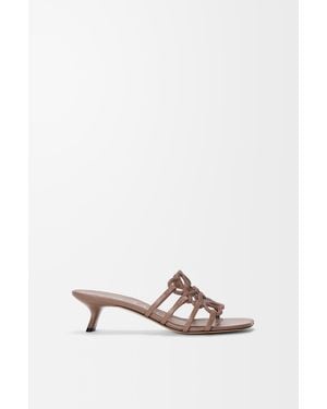 Loewe Petal Anagram Slide - White
