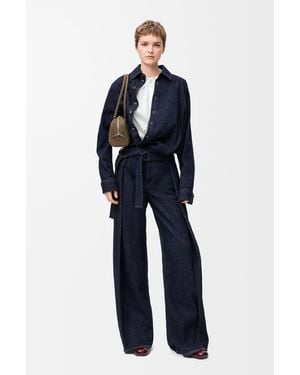 Loewe Belted Jeans - Blue
