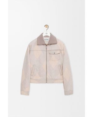 Loewe Zip-Up Jacket - Natural