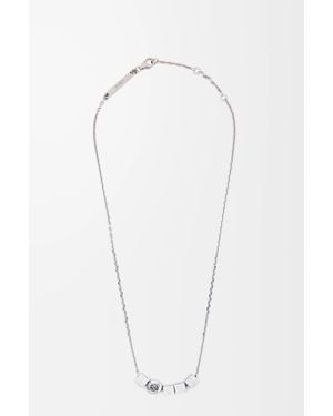Loewe Pebble Cube Necklace - White