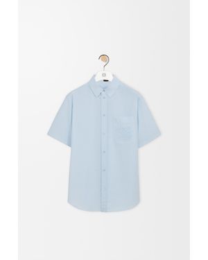 Loewe Short Sleeve Shirt - Blue