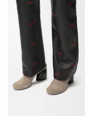 Loewe Oval Mule - Black