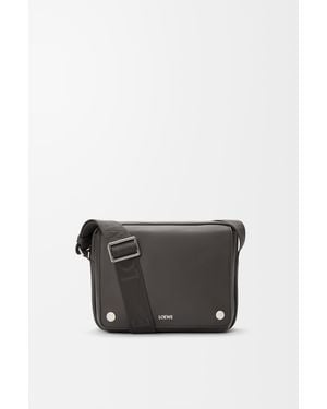 Loewe Medium Pebble Messenger Bag - Grey