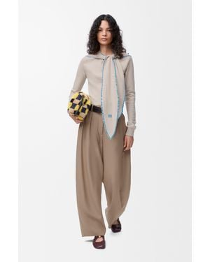 Loewe Scarf Sweater - Natural