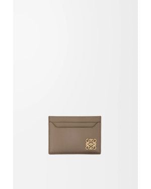 Loewe Tarjetero Anagram En Piel De Cuero Graneada Mujer - Blanco