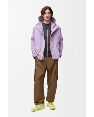 Loewe Short Parka - Purple