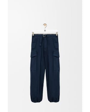 Loewe Cargo Trousers - Blue