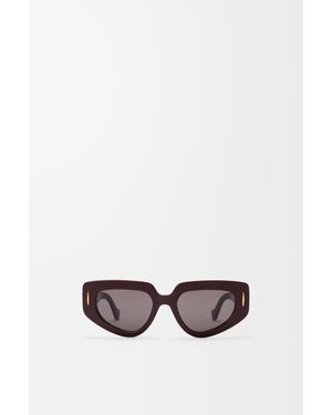 Loewe Small Butterfly Screen Sunglasses Mujer - White