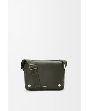 Loewe Medium Pebble Messenger Bag - Green