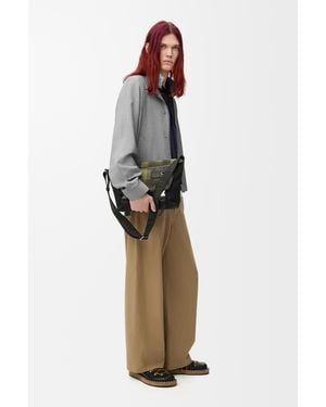 Loewe Zip-Up Jacket - Gray