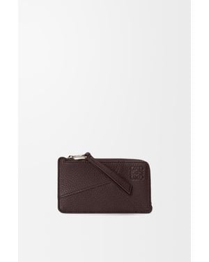 Loewe Puzzle Coin Cardholder - Brown