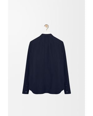 Loewe Luxury Shirt In Cotton - Blue