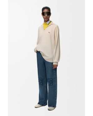 Loewe Anagram Baggy Jeans - Blue