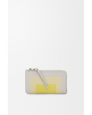 Loewe Tarjetero-Monedero En Piel Napa De Cuero Mujer - Amarillo