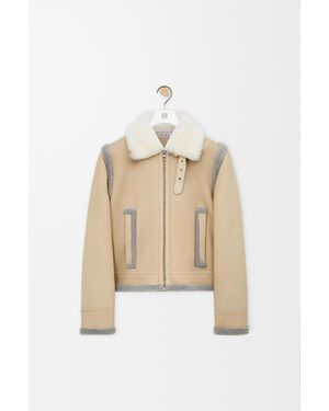 Loewe Chaqueta En Lana De Oveja Mujer - Neutro